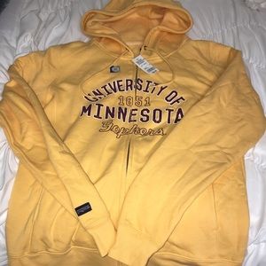 University of Minnesota Gold Zip-Up